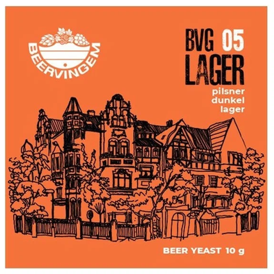 Пивные дрожжи Beervingem для светлого пива Lager BVG-05, 10г