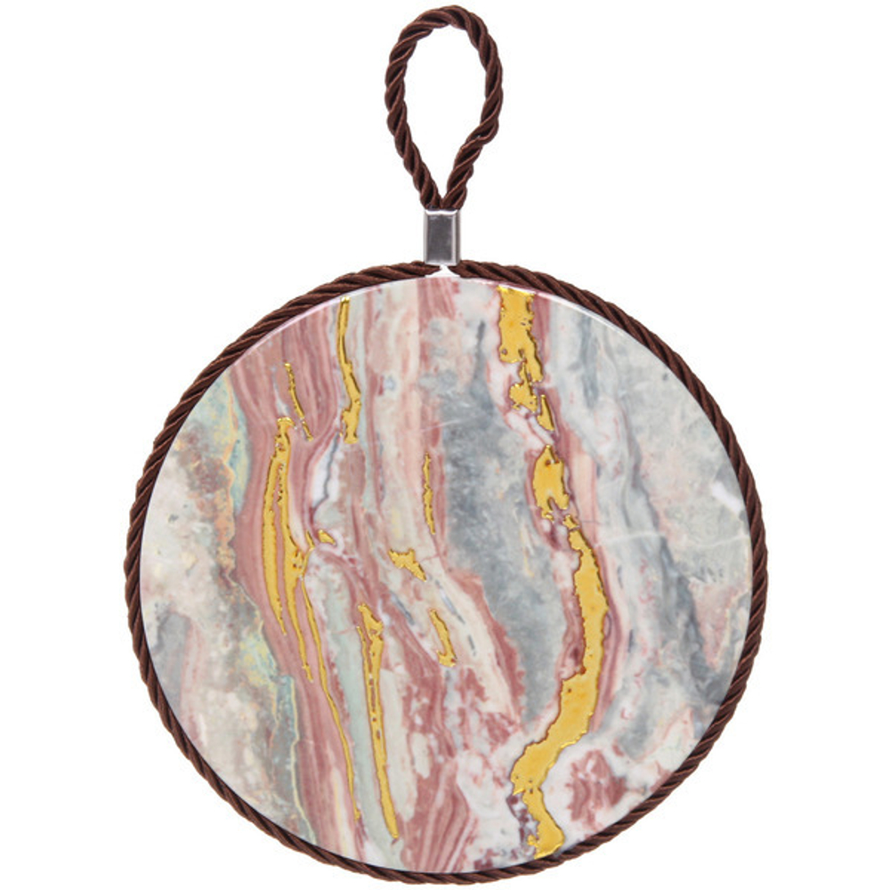 Подставка керамическая 16 см «STONE» бежевая