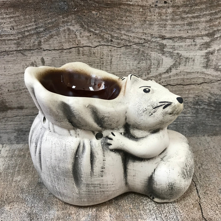 Аромалампа Мышь с мешком шликер 10,5 см