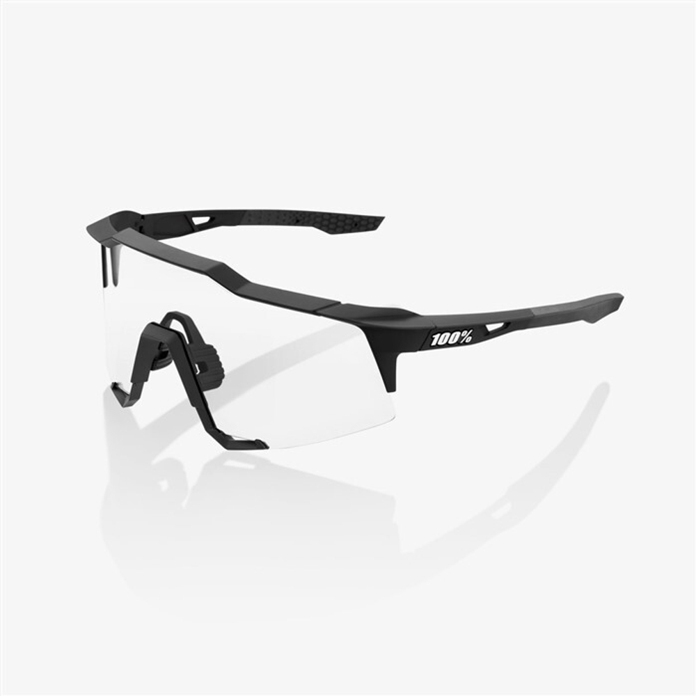 Очки спортивные 100% Speedcraft Soft Tact Black / HIPER Red Multilayer Mirror Lens (61001-412-01)