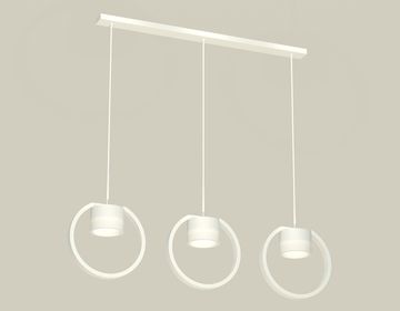 Комплект подвесного светильника с акрилом 3*GX53 XB9106155/3 SWH/FR белый песок/белый матовый (C9106, N8401) Techno DIY System Complects Ambrella