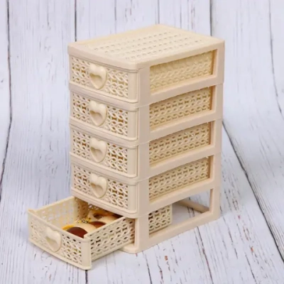 Комод малый «ПАЛЕРМО», цвет бежевый, 5 отделений, 13*9*18,5см