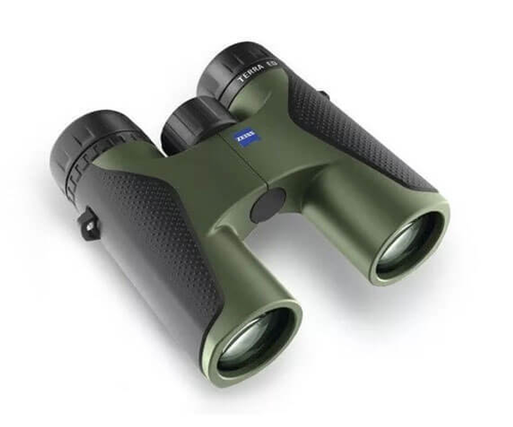 Бинокль Carl Zeiss Terra ED 10x32 чёрно-зелёный