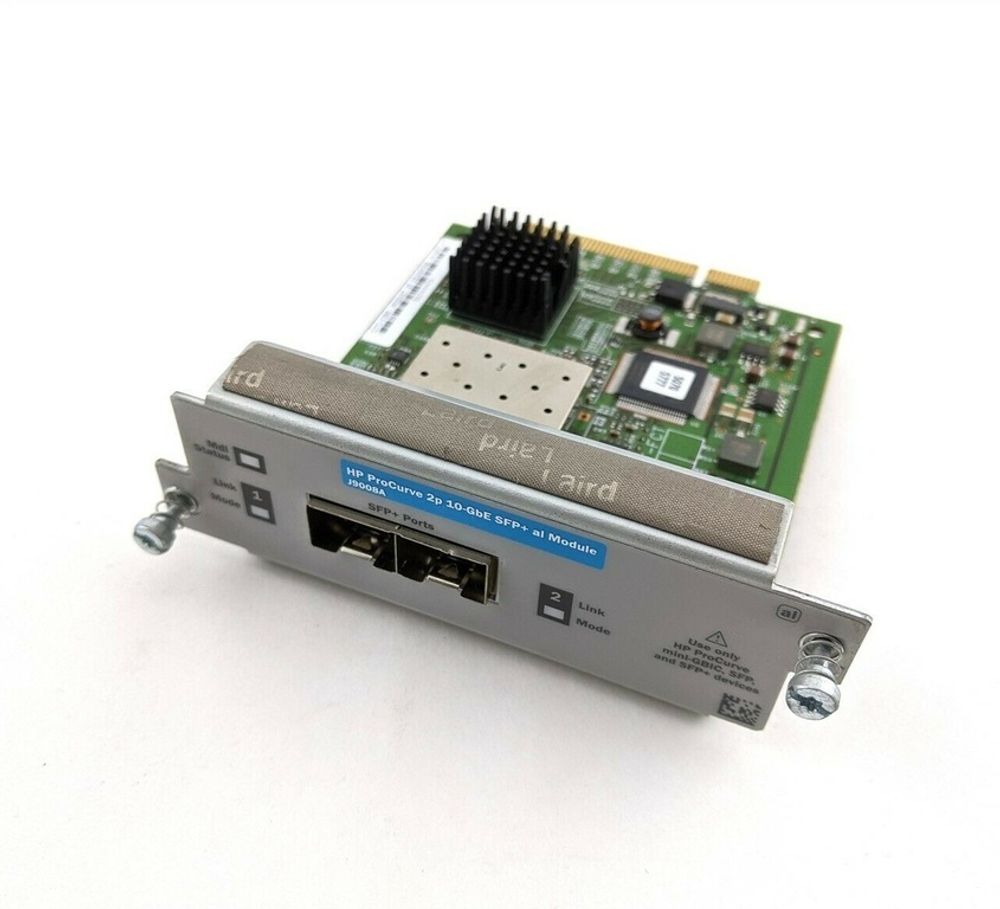 Модуль коммутатора HP PROCURVE J9008A 2-PORT 10GBE SFP+ 2910al AL MODULE J9008-60001 J9008-61101