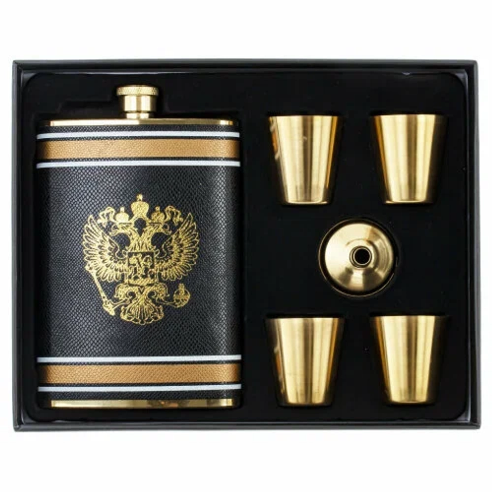 800054Набор из 5 пр. фляжка 250мл, 9,5*3*15см