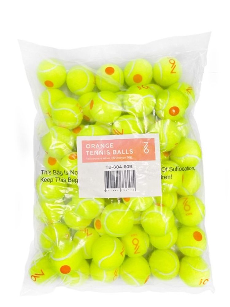 Мячи для тенниса детские SEVENSIX ORANGE 60B