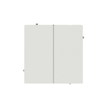 Инвертор двухклавишный, KANT, белый песок