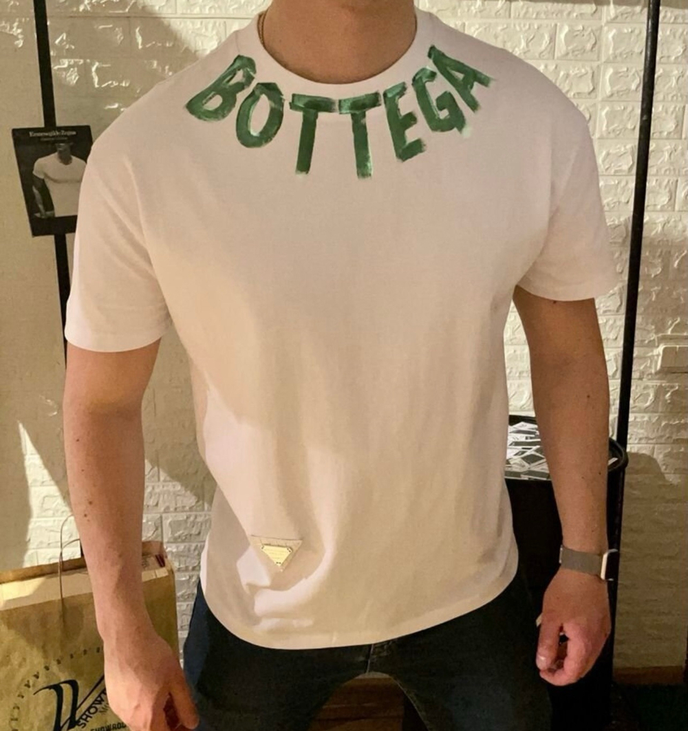 Футболка Bottega Veneta фосфор