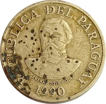 100 гуарани 1990 Парагвай