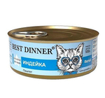 Best Dinner 100г конс. Vet Profi Renal Влажный корм для кошек и котят с заболеваниями почек Индейка и рис (паштет)