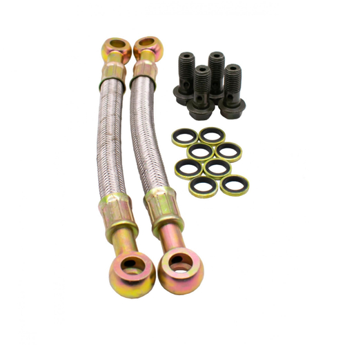 Шланги масляного охлаждения с фитингами усиленные Питбайк L - 180мм