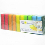 Губка для посуды 10шт «Легкая Уборка»