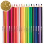 Карандаши цветные ЮНЛАНДИЯ "В ГОСТЯХ У БУКАШЕК", 24 цвета, классические заточенные, 181380