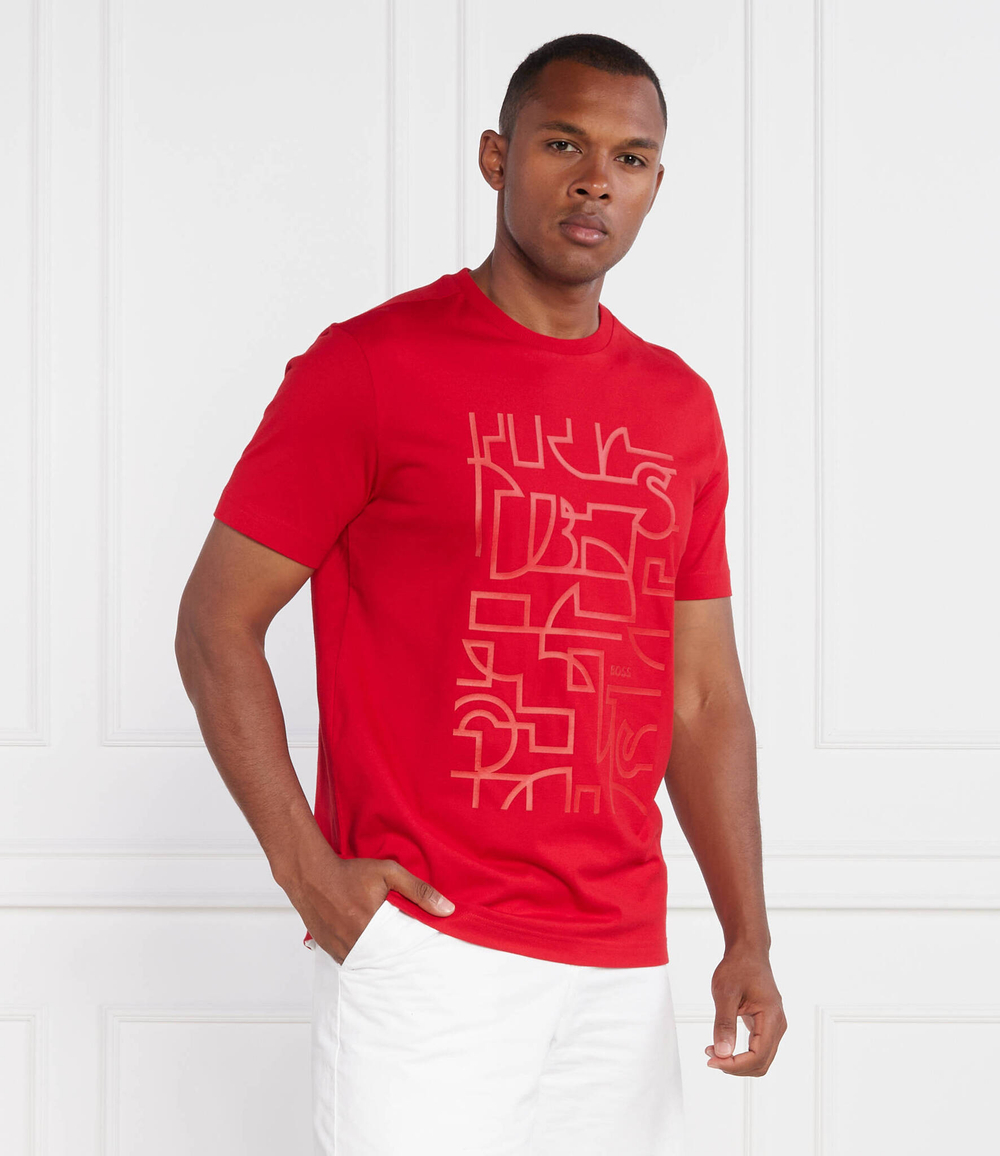 Футболка Tee 2 BOSS GREEN - красный(50494783)