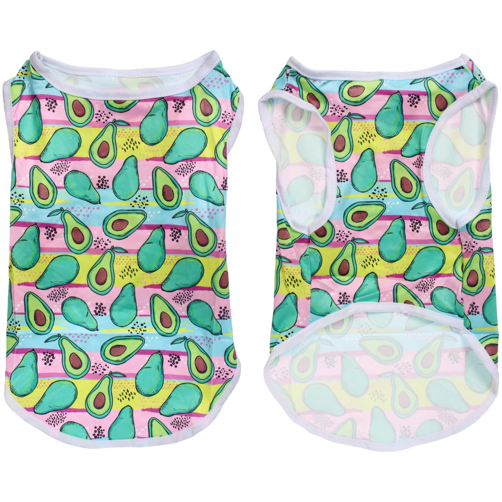 Майка для собак мелких пород «БРО на стиле», авокадо, размер L (длина спинки 33см, объем груди 38см, от 7 до 9кг)