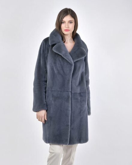 Шуба из меха норки