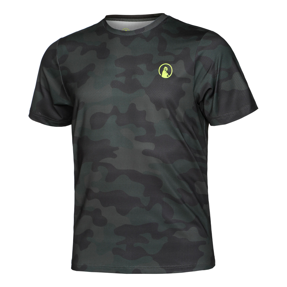 Мужское теннисное поло Quiet Please AOP Camou Receiver Men - Khaki, Olive