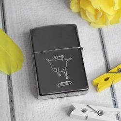 Оригинальная зажигалка zippo с гравировкой на заказ