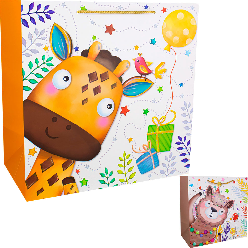 Пакет 38*38*20 см Звери 141V-1056