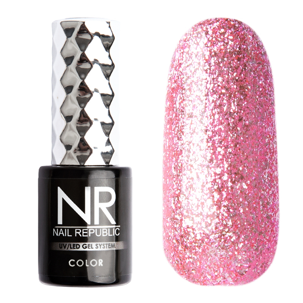 Nail Republic Гель-лак 380 Жидкий кристалл, 10 мл