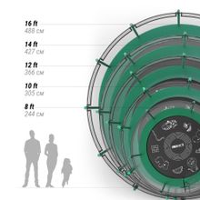 Батут UNIX Line SUPREME GAME 10 ft (Green)