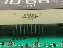WMSG608 кт105 Модуль индикации для стиральной машины Hotpoint-Ariston 1600257102 б/у