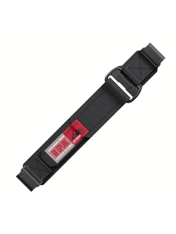 Нейлоновый ремешок 22 мм для Garmin (циферблат 47 мм) QuickFit на липучке (Черный)