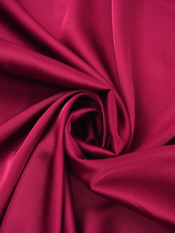 Шелк армани винный глянцевый плотность 90 г/м2 отрезом 70х50 см