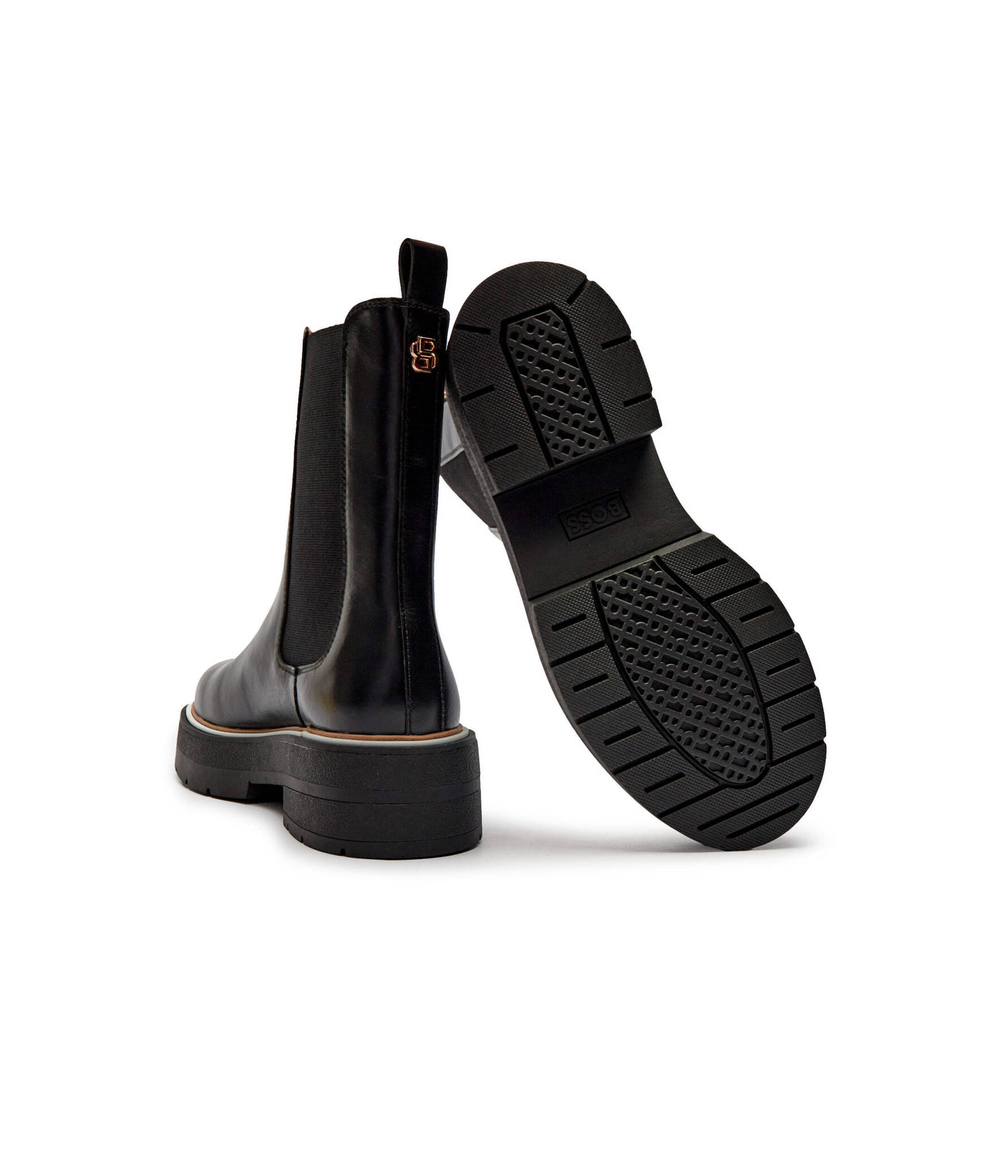 Кожаные челси BOSS BLACK - черный(50523611)