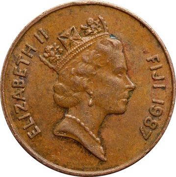 2 цента 1987 Фиджи