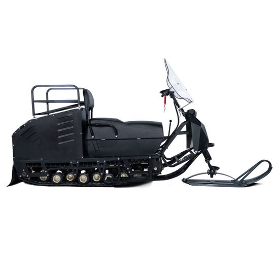 Мотобуксировщик "БУРЛАК-М" HUNTER PRO + лыжный модуль