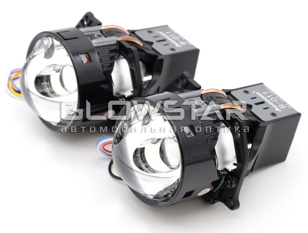Билед модули Aozoom B-011 Laser 3.0 дюйма, 4 чипа, 5500K, 12V, 54W/81W, крепление 3R (комплект, 2шт)