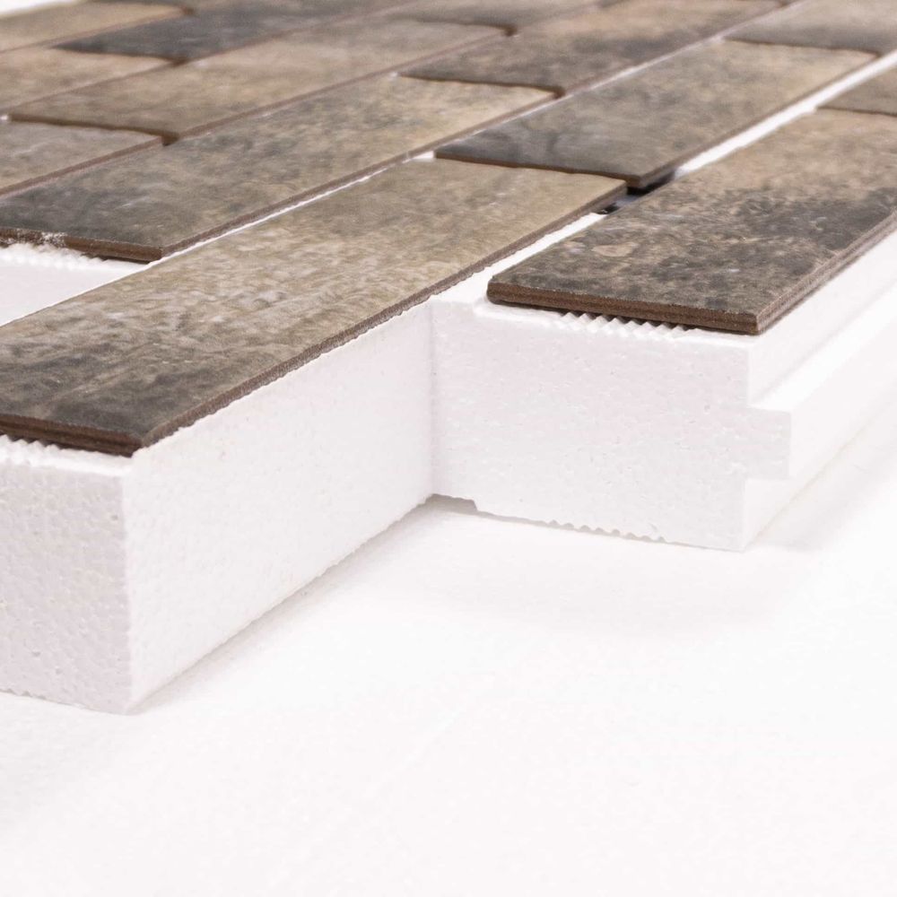 Клинкерная термопанель ППС Beryoza Ceramica Trevi Умбра 1020х455 мм