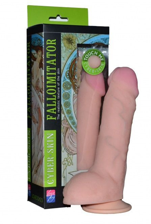 Фаллоимитатор на присоске Art-Style №26 – 21 см, неоскин