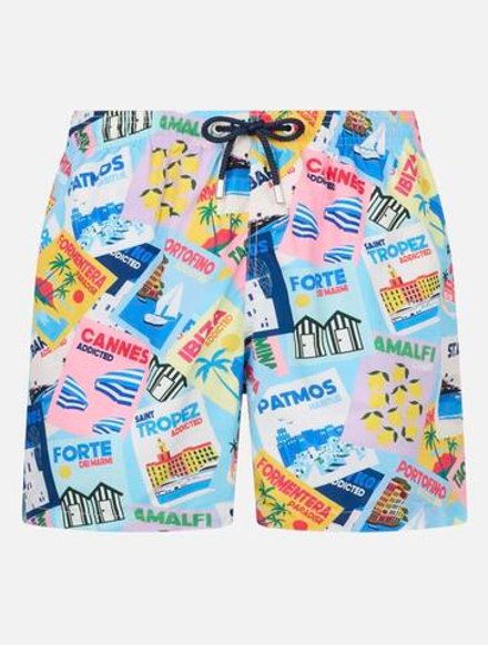 Шорты муж. MC Saint Barth WISH YOU марки разноцветные