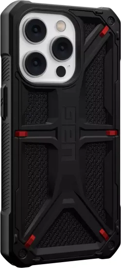 Чехол Uag Monarch для iPhone 14 Pro Max 6.7", цвет черный (Kevlar-Black)