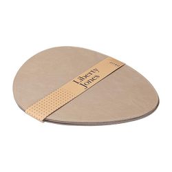 Набор из 4-х двухсторонних сервировочных салфеток Drop, 33х41 см, шоколадный/бежевый