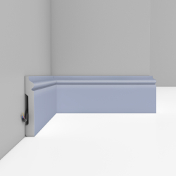 Плинтус напольный Decomaster ECO LINE D005-117 79х13х2400мм