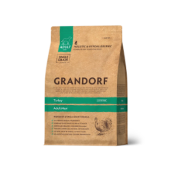 Сухой корм GRANDORF DOG Turkey MAXI Индейка для взрослых собак крупных пород 3кг