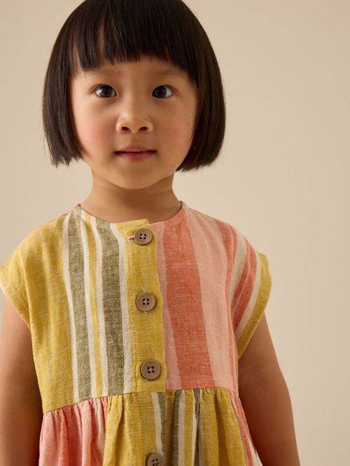 Сарафан для девочки Next E79-569, Песочный, Розовый