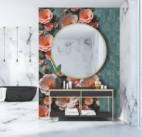 Панель ПВХ 3D Starline Цветочное панно 2700х250 мм