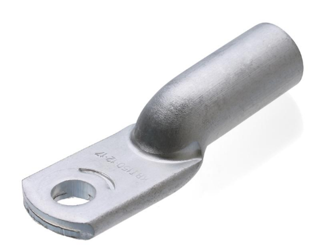 Клемма болтовая толстая Алюминь d= 8 квадратная под прессовку 10-8-4,5