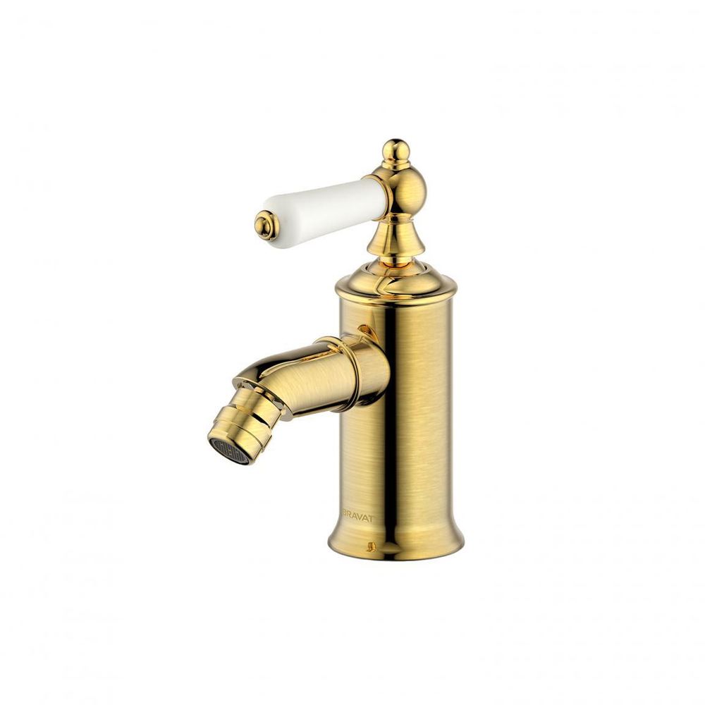 Смеситель для биде Bravat Art, бронза