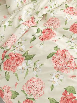 Постельное белье перкаль Сказка "Гортензия/Жасмин" евро Наволочка 50x70 см 2 шт Простынь 240x215 см Пододеяльник 200x215 см