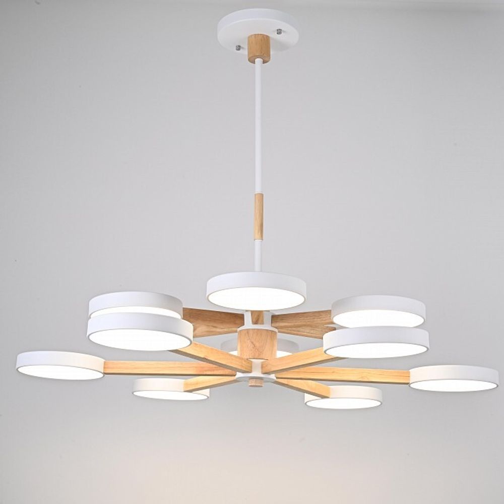 Люстра на штанге Imperiumloft TURNA White TURNA-DBL01