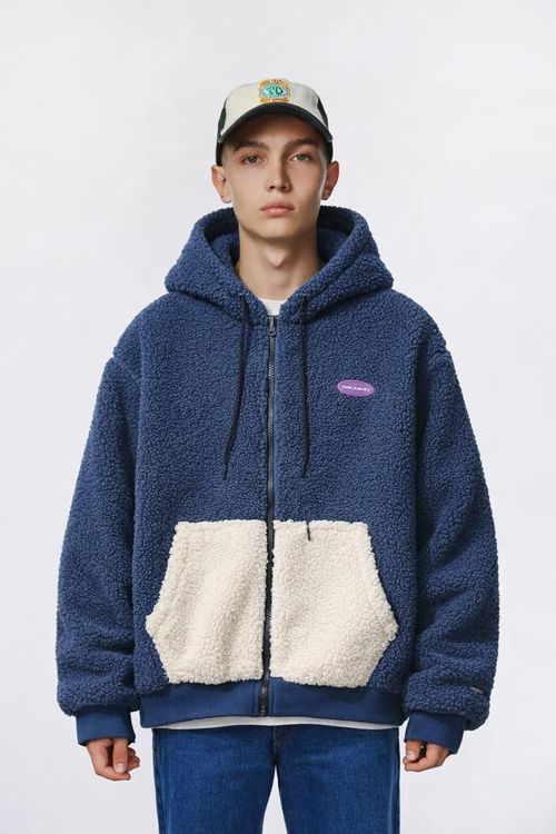 Куртка Ymkashix Furry Bastard синяя