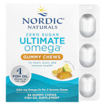 Nordic Naturals, Жевательные жевательные таблетки Ultimate Omega®, тропические фрукты, 1200 мг, 54 жевательные жевательные таблетки (600 мг в каждой жевательной таблетке)