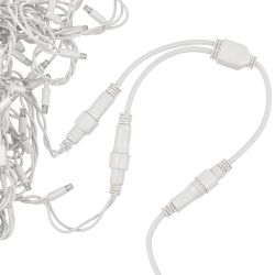 UCX-F90 S2-0.4M-WH Провод-разветвитель для гирлянд серии F90PRO. 0.4м. 2 выхода. Статика-мерцание. IP67. Белый. ТМ Uniel