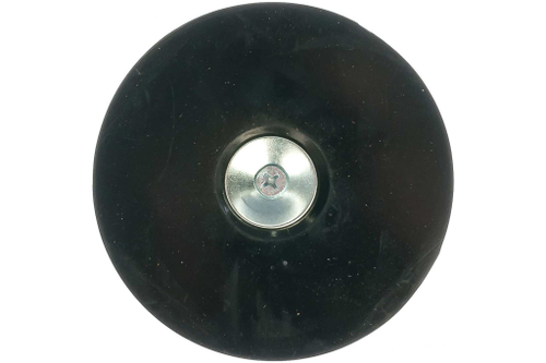 Диск опорный (насадка для дрели) для шлиф. бумаги, резиновый с винтом, 125мм, БИБЕР 70862