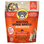 Brutus Bone Broth, печенье, для собак, со вкусом свинины и яблока, 226 г (8 унций)
